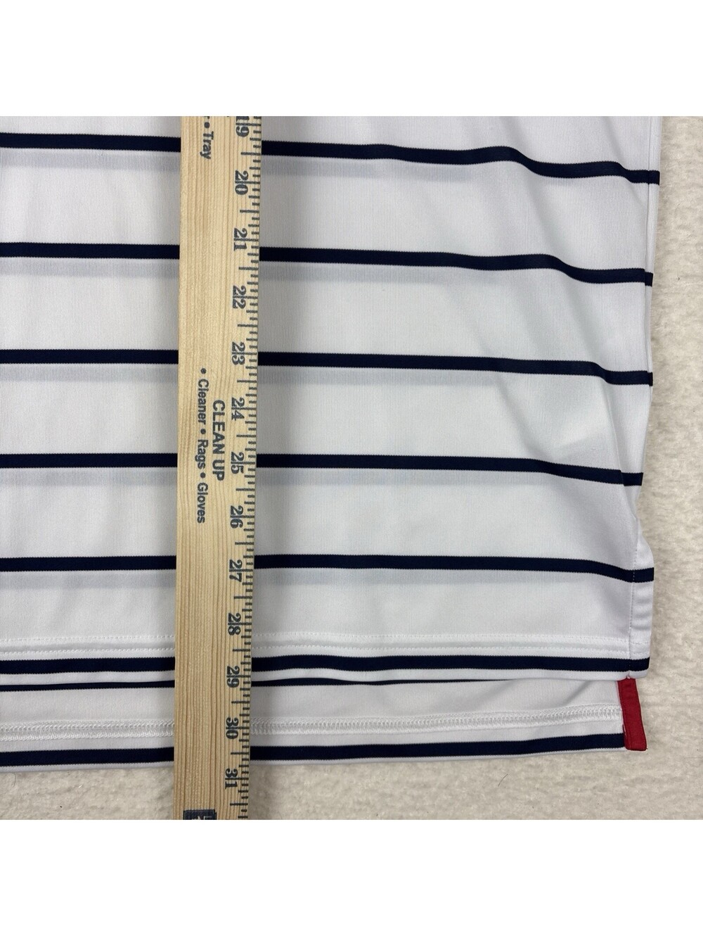 US Open Collection by Ralph Lauren Polo Shirt Mens L Striped Pebble Beach 2019 - Picture 3 of 9